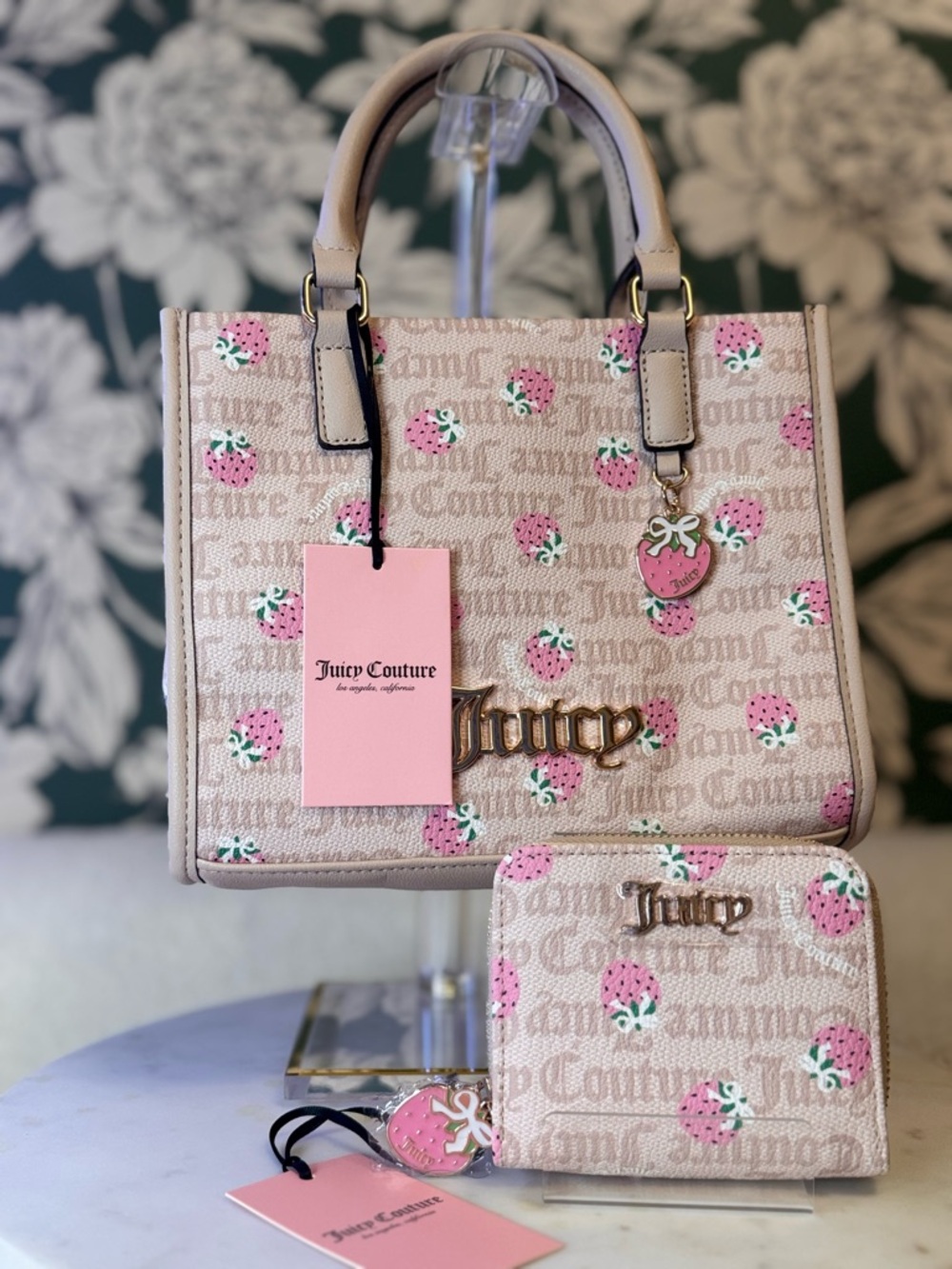 Juicy Couture VIRAL Strawberry Print Satchel NWT